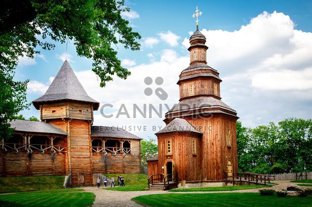Wooden fort in Baturyn, Ukraine - бесплатный image #186171