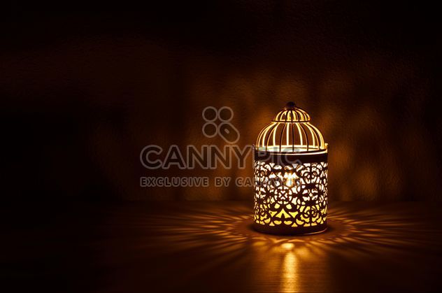 Lantern with candle inside - image #186181 gratis