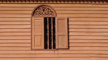 Retro wooden window - Kostenloses image #186451