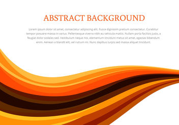 Colorful Wave Abstract Background Vector - Kostenloses vector #200311