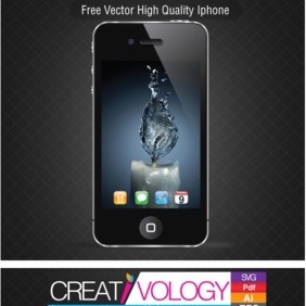 Free Vector High Quality Iphone - бесплатный vector #203381