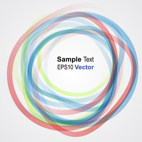 Colorful Vector Rings - vector #203681 gratis