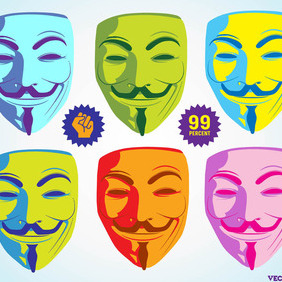 Anonymous Mask Graphics - vector gratuit #204811 