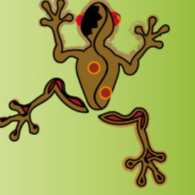 Peru African Animal Symbol , Frog - vector gratuit #205011 