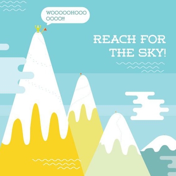 Reach For The Sky - vector #205361 gratis