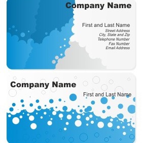 Stylish Business Card - Free vector #206371