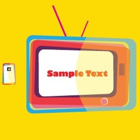 TV Business Card By Visionmates - Free vector #206821