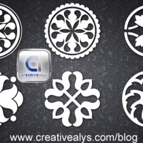 Circular Design Ornaments - vector gratuit #208031 