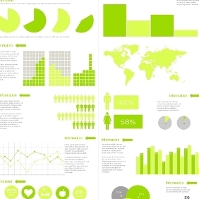 Infographics Template - Free vector #208271