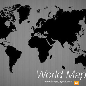 World Map Vector - vector gratuit #208621 