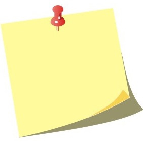 Note Paper Icon - Free vector #209681