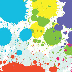 Colourful Grunge Mess - Free vector #210271