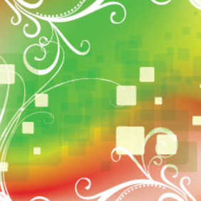 Swirls Squars Art Free Design - бесплатный vector #210661
