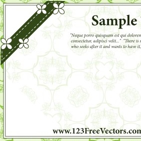 Wedding Greeting Card Vector - vector #210911 gratis