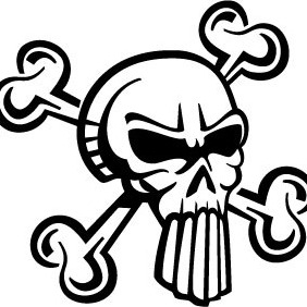 Skull Extreme Vector - Free vector #213441