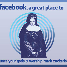 Worship Facebook - бесплатный vector #213621