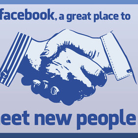 Facebook Meet People - vector gratuit #213811 