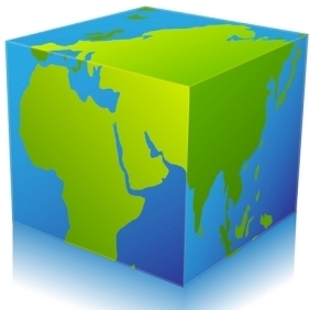 Global Cube - Free vector #213891
