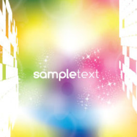 Colored Sample Abstract Vector Background - vector gratuit #214101 