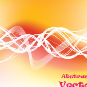 Yellow To Orange Abstract Vector - Free vector #214601