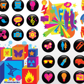 Cool Vector Icons - vector gratuit #216501 
