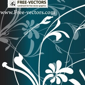 Free Flower Ornaments Vector-2 - vector gratuit #216691 