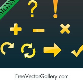 Vector Signs - vector gratuit #217401 