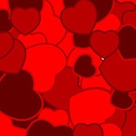 Background With Hearts Free Vector - Free vector #217431