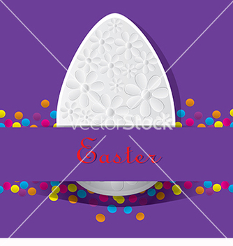 Free purple card for easter vector - Kostenloses vector #217721