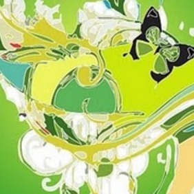 Painty Green Vector - Free vector #218441
