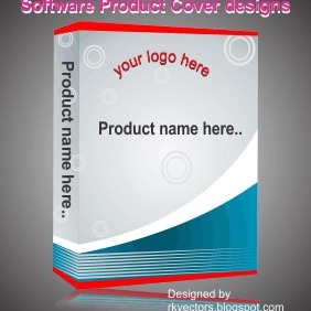 Software Product Cover Designs - vector gratuit #218801 