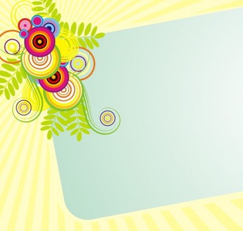 Sunny banner - Free vector #219071