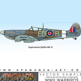 Spitfire - vector #220661 gratis