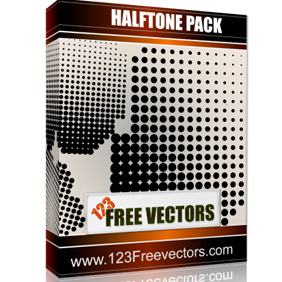 Halftone Free Pack - vector gratuit #222431 