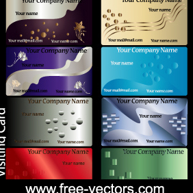 Visiting Card Designs - Kostenloses vector #222851