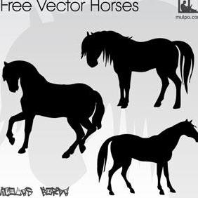 Free Vector Horses - Kostenloses vector #223381