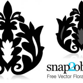 Floral Backgrounds - vector gratuit #224021 