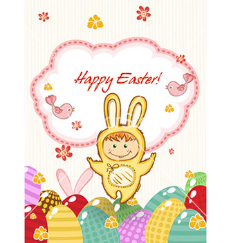 Free easter background vector - Kostenloses vector #224841
