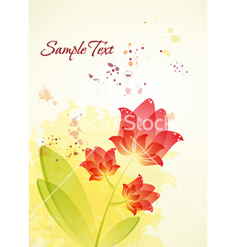 Free spring floral background vector - vector #224851 gratis