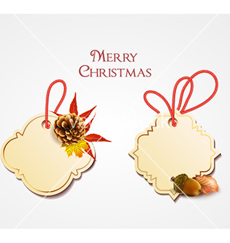 Free christmas with sticker vector - vector gratuit #225171 