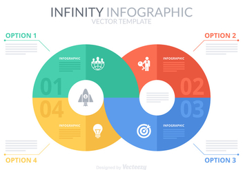 Free Infinity Infographic Vector Template - Free vector #272371