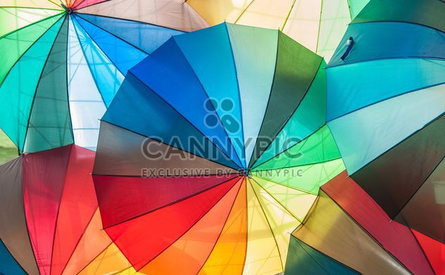 Rainbow umbrellas - image #273151 gratis