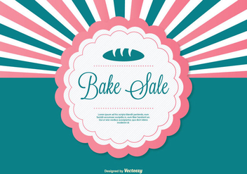 Bake Sale Background Illustration - бесплатный vector #274191