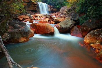 long-exposure-autumn-waterfalls - image #284631 gratis