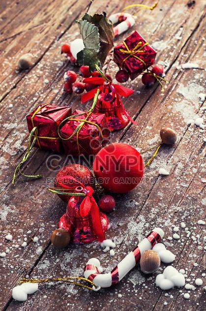 Christmas decorations and hazelnuts - Free image #302021