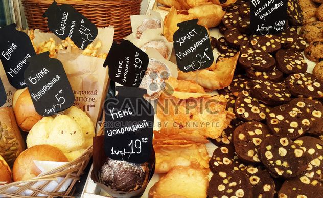 Pastry on market place - Free image #303241