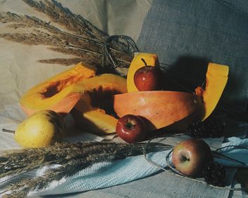 Pumpkin pieces with pear and apples - бесплатный image #303361