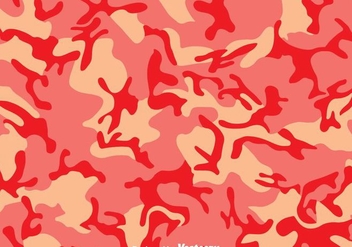 Coral and Pink Camouflage Vector - Free vector #303581