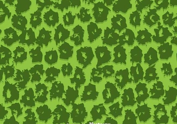 Green Leopard Pattern Vector - Kostenloses vector #304281