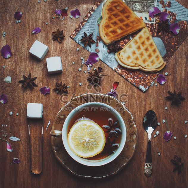 Tea with lemon and anise - image #304721 gratis